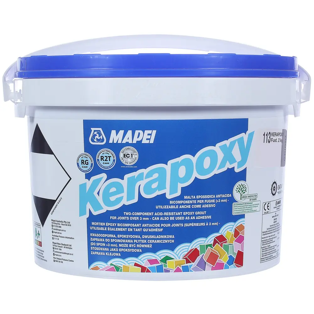 Затирка эпоксидная Mapei Kerapoxy N100 цвет белый 2 кг Без серии STLM-2130781 - Вид №2