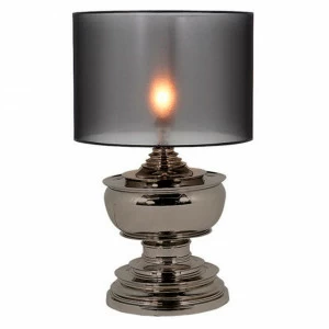 Настольная лампа Pagoda от Eichholtz Серебро 108466 EICHHOLTZ ВАЗА 061860 Серебро;черный