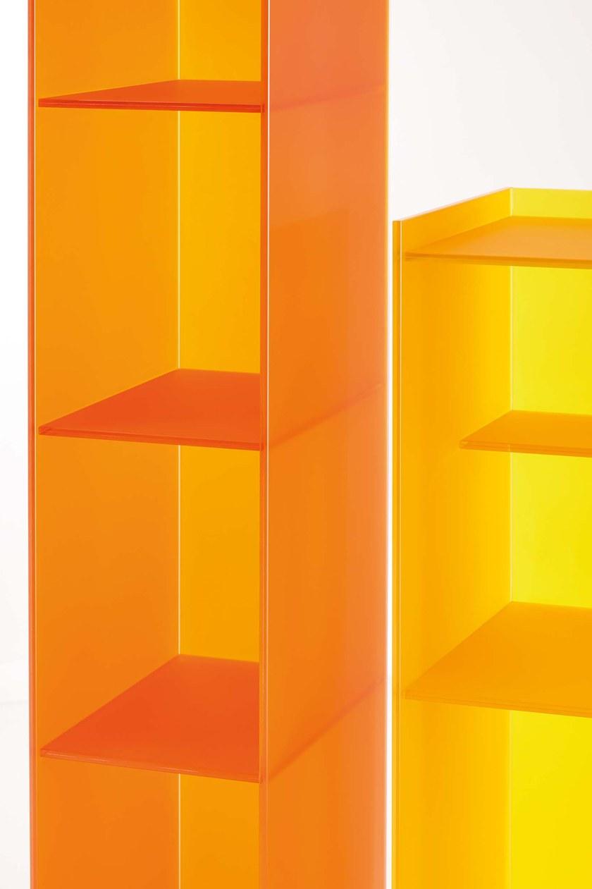 Glas Italia Открытый отдельно стоящий стеклянный книжный шкаф sun-id-1443765 - Вид №5