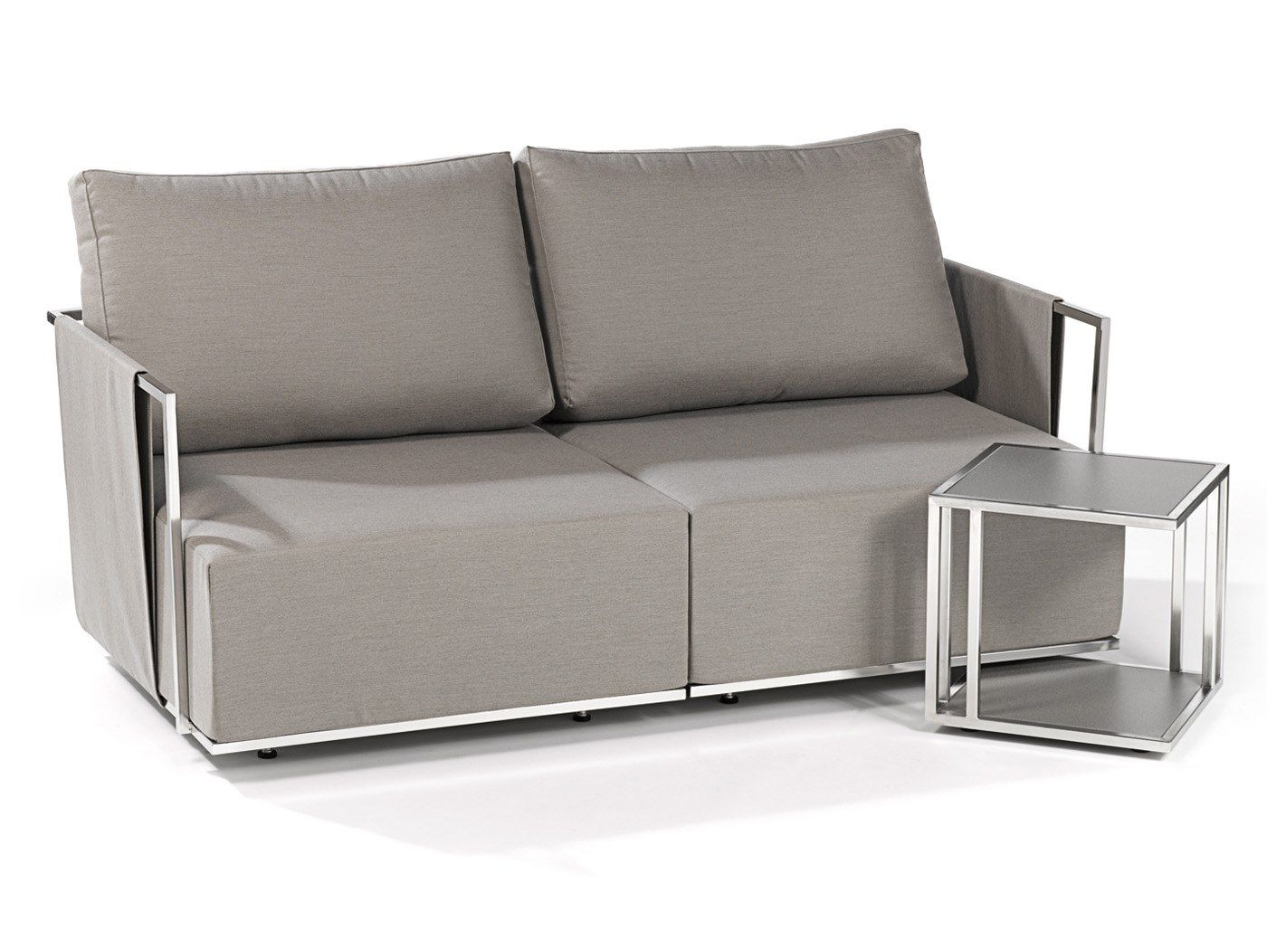 Низкий квадратный журнальный столик с журнальной стойкой FISCHER MÖBEL Люкс ARCH-00153376 - Вид №2