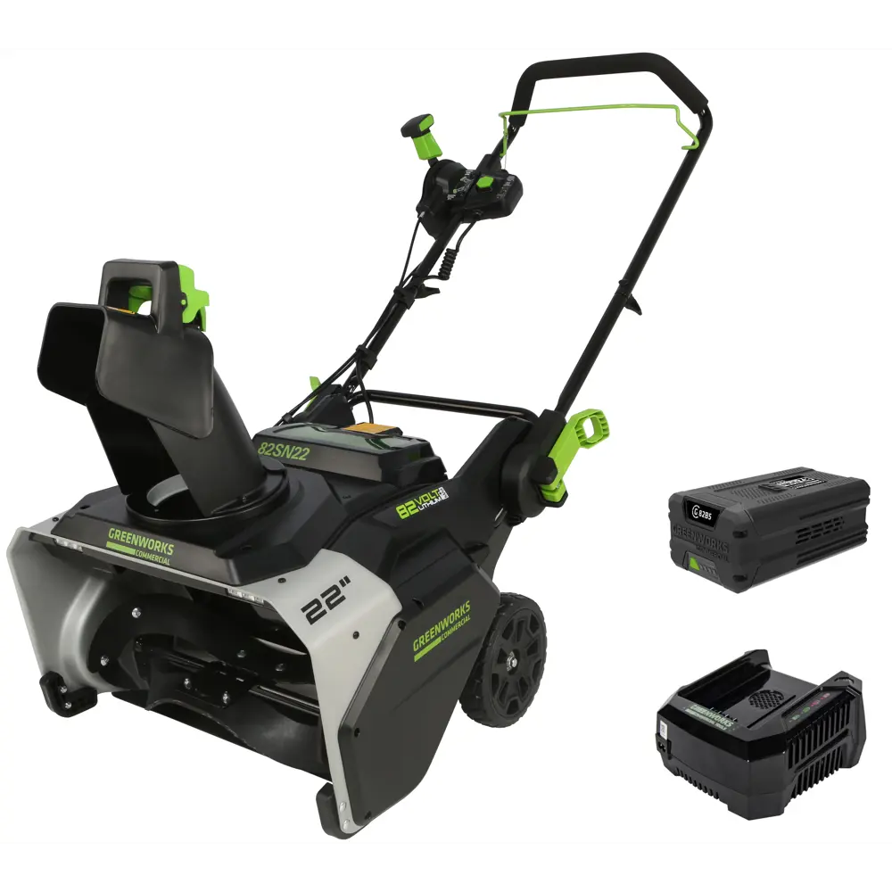 Аккумуляторный снегоуборщик Greenworks 82SN22 с бесщеточным двигателем 83615589 STLM-0950394