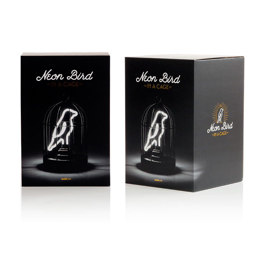 SK NEONBIRD1 Светильник неоновый bird in a cage Suck UK  - Вид №7