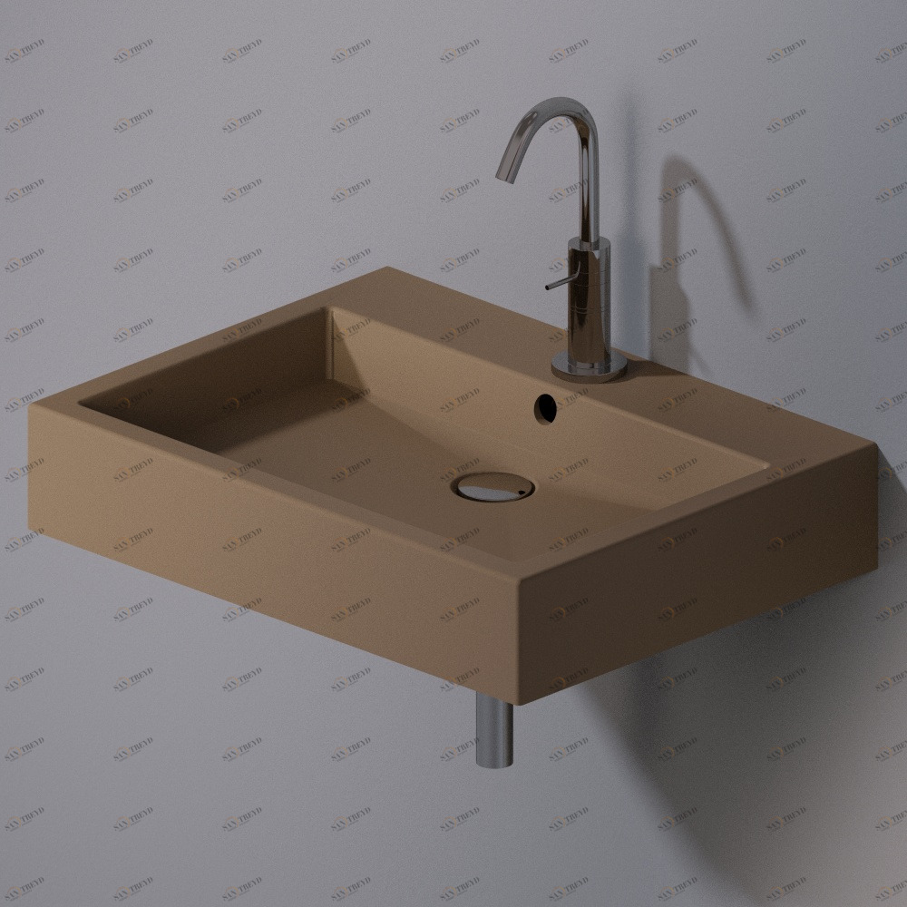 L267132 Подвесная раковина настенная прямоугольная A. e T. Italia Tank AeT ITALIA