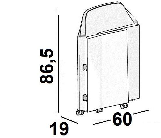 Luxy Кресло раскладное с подлокотниками на колесиках Nestar sun-id-1382512 - Вид №8
