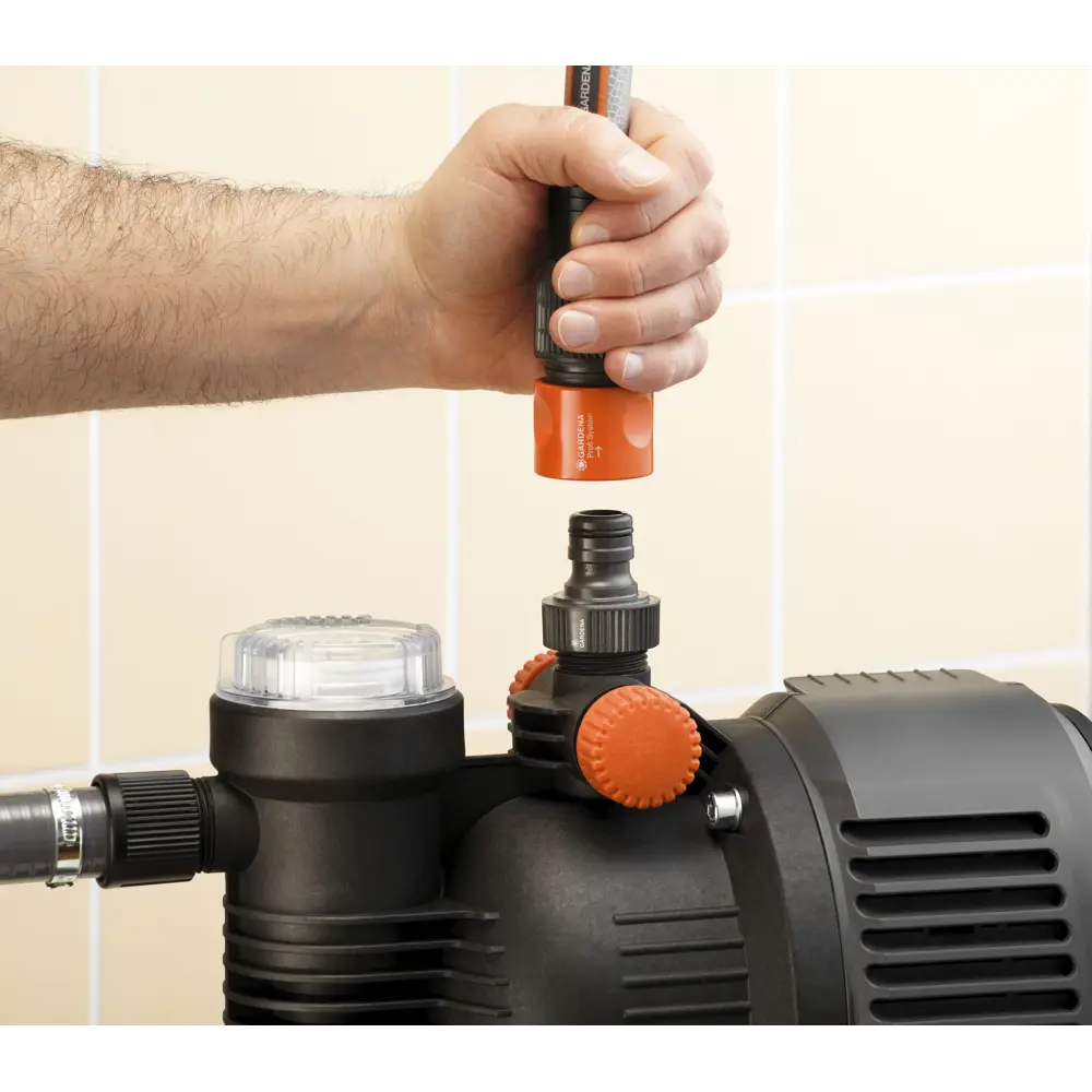 Насосная станция Gardena Eco Inox 230 В 1200 Вт 1.5 м 24 л 5000 л/ч 17650612 STLM-2132360  - Вид №6