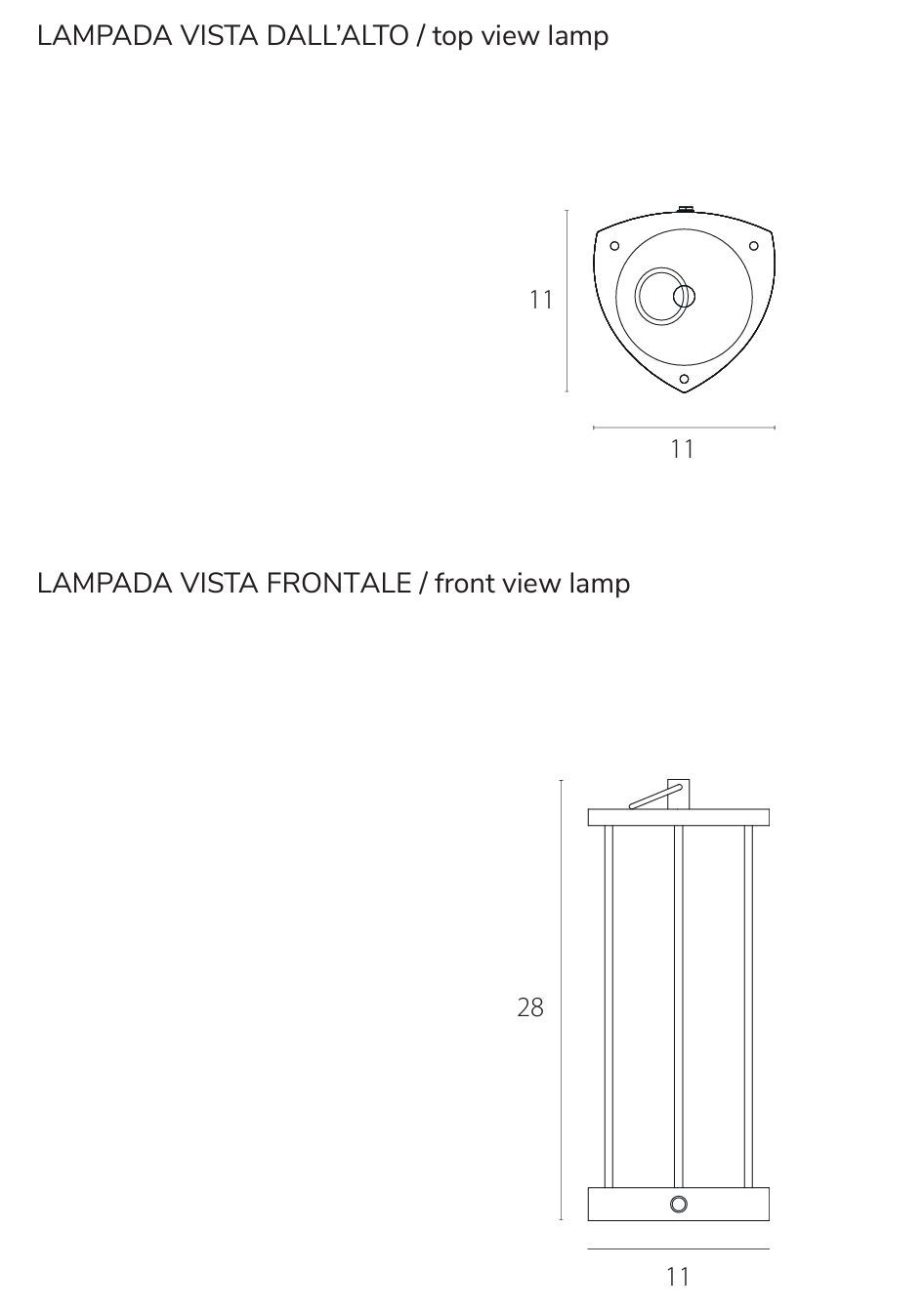 Настольная лампа с регулируемой яркостью из метакрилата с USB-зарядкой RIFLESSI GIÒ GIÒ T ARCH-00140914 - Вид №2