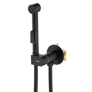 Гигиенический душ Esko Marburg набор со смесителем цвет черный