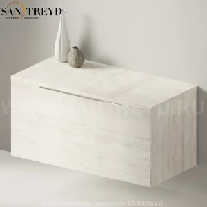 Flaminia BOX Настенная тумба 105 см с 1 ящиком BX435.WR