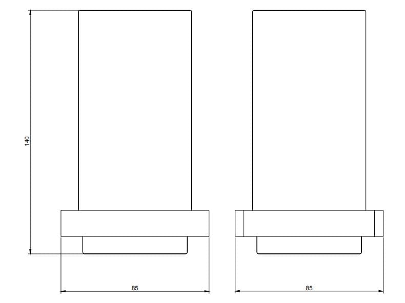 Настенный держатель зубной щетки Rubinetterie Frattini аксессуары ARCH-00042305 - Вид №2