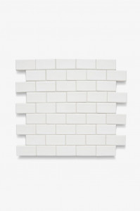 CZSM12 Глиняная бумага ручной работы 1 1/4 "x 2 3/8" Мозаика в шахматном порядке Waterworks