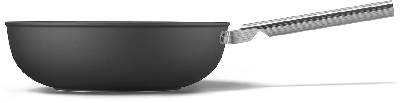 CKFW3001BLM Посуда / сковорода wok 30 см, черная SMEG  - Вид №1