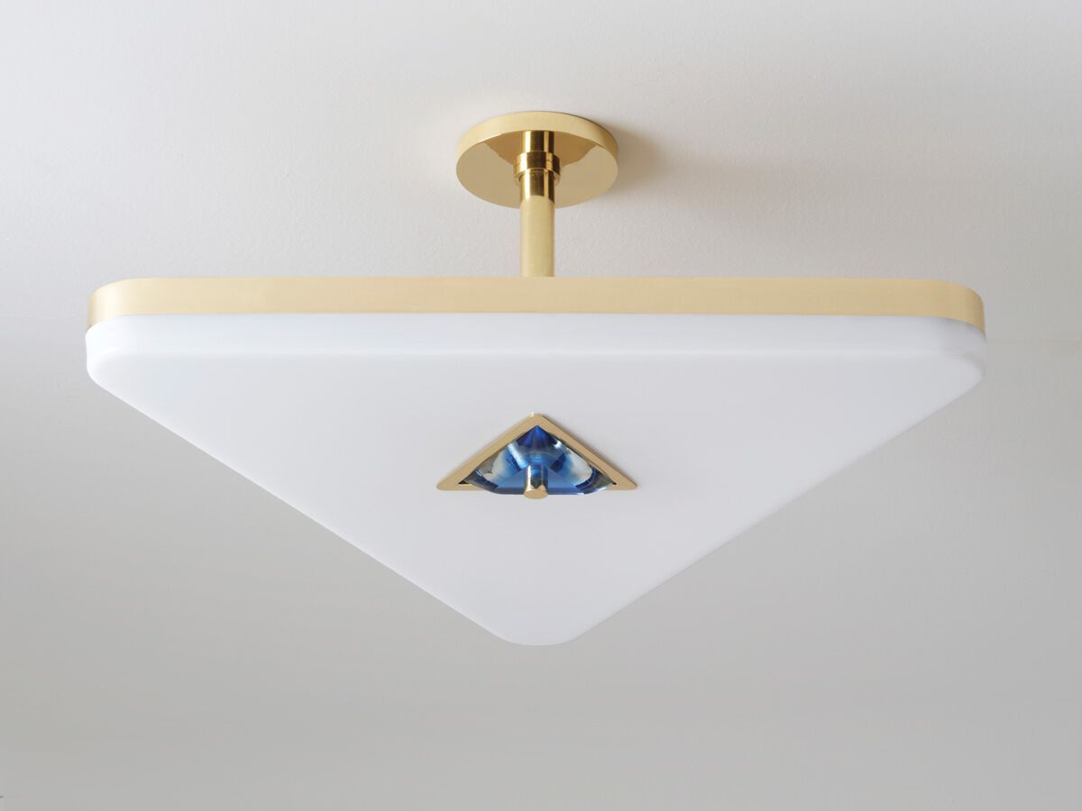 Акриловый потолочный светильник GASPARE ASARO IRIS TRIANGLE ARCH-00035112 - Вид №1