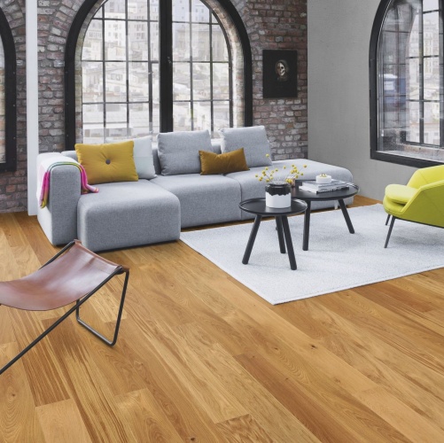 Инженерная доска Boen Finesse Rustic Live Matt Ированная C Фаской 2v Дуб Рустик с брашью (Текстурированная) 1350х135 мм EBLE45FD - Вид №10