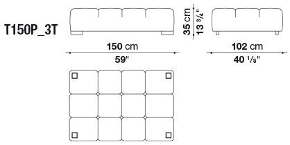 B&B Italia Модульный секционный диван Tufty time sun-id-1414316 - Вид №30