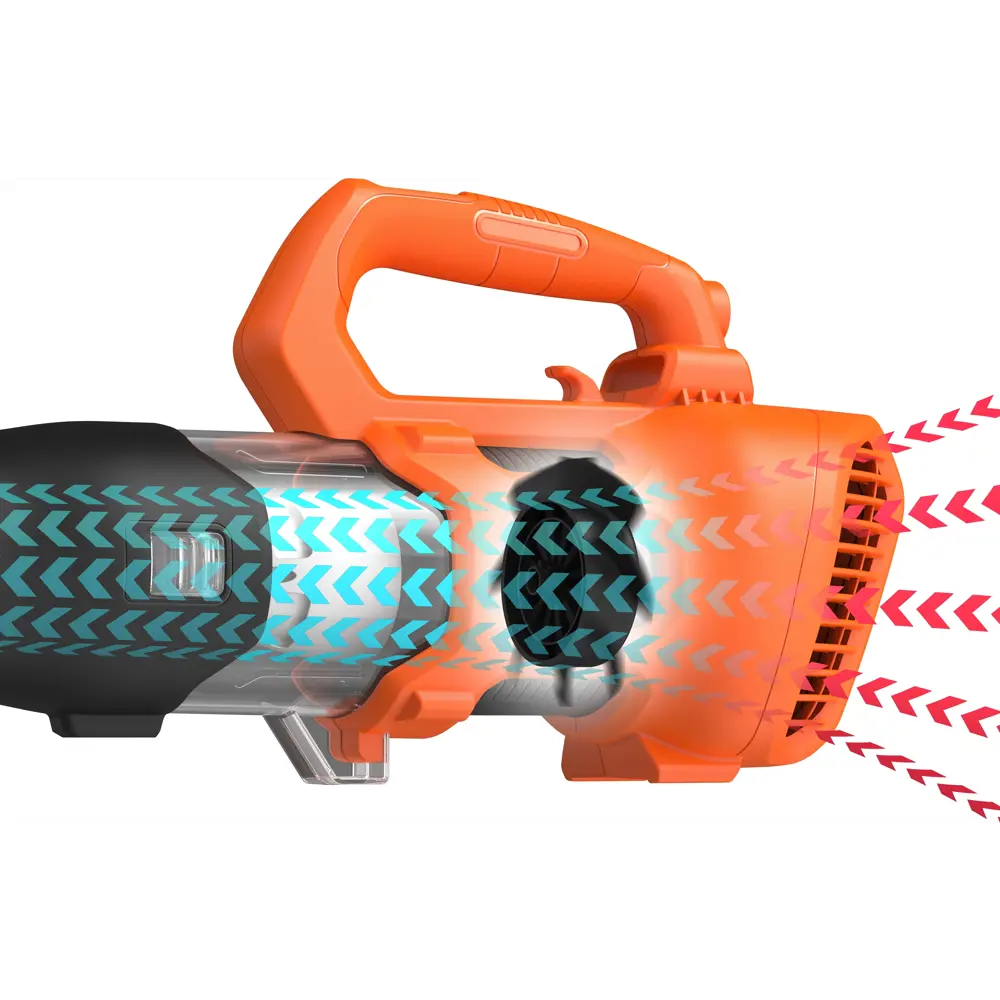 Воздуходувка аккумуляторная Black Decker 18 В АКБ и ЗУ в комплекте 82023220 STLM-2020306 BLACK + DECKER  - Вид №2