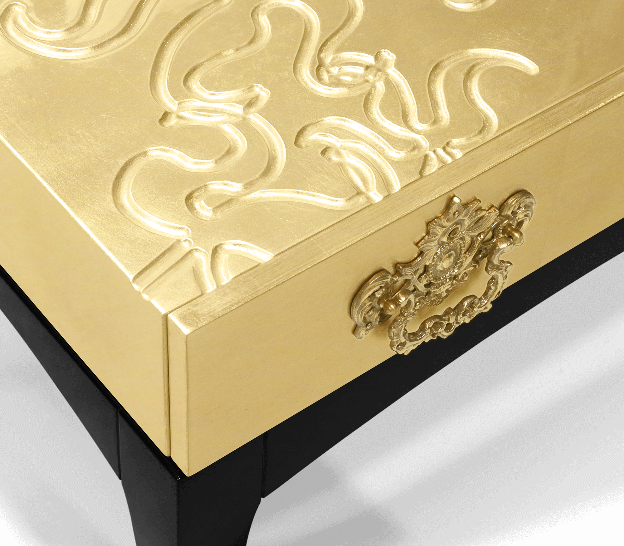 0-234 Золотая тумбочка Тринити Boca Do Lobo  - Вид №6