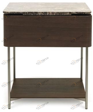MisuraEmme Деревянная тумбочка с мраморной столешницей Misuraemme sun-id-1402870
