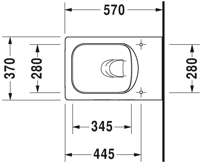 2525092000 Подвесной унитаз настенный Белый Duravit Vero Air Германия - Вид №2