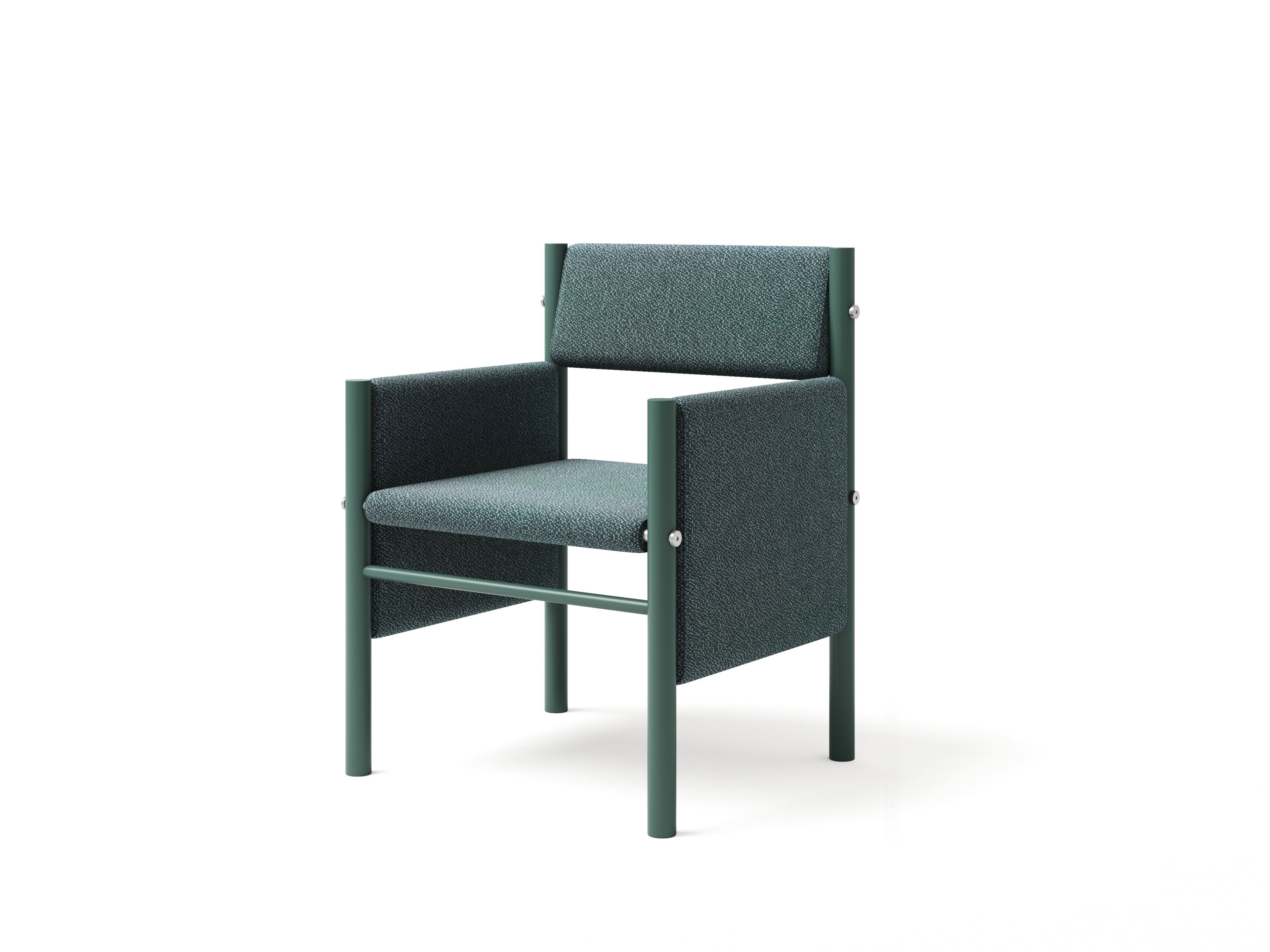 Мягкий стул из нержавеющей стали с подлокотниками Joyf Wabi ARCH-00064836 - Вид №16