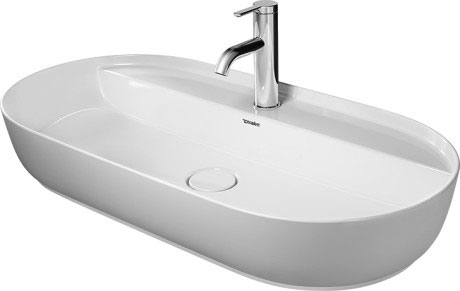 0380802300 Подвесная раковина настенная овальная Duravit Luv - Вид №1