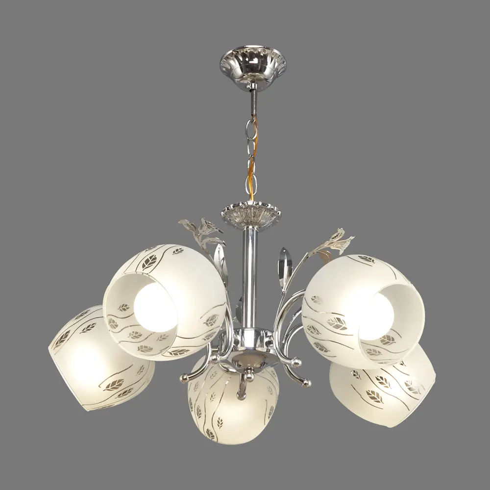 Люстра подвесная «Серенада» КС30066/5P, 5 ламп, 15 м², цвет хром КЛЮЧНИК STLM-2172221 - Вид №4