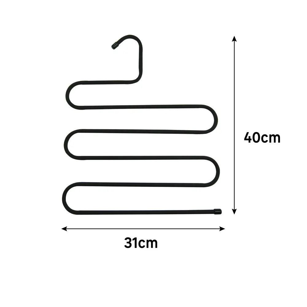 Вешалка для брюк 31 см металл цвет черный Santreyd STLM-2028742 - Вид №1