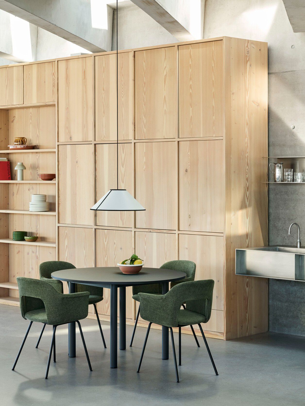 Мягкое кресло с открытой спинкой с подлокотниками Hay макет ARCH-00071158 - Вид №5