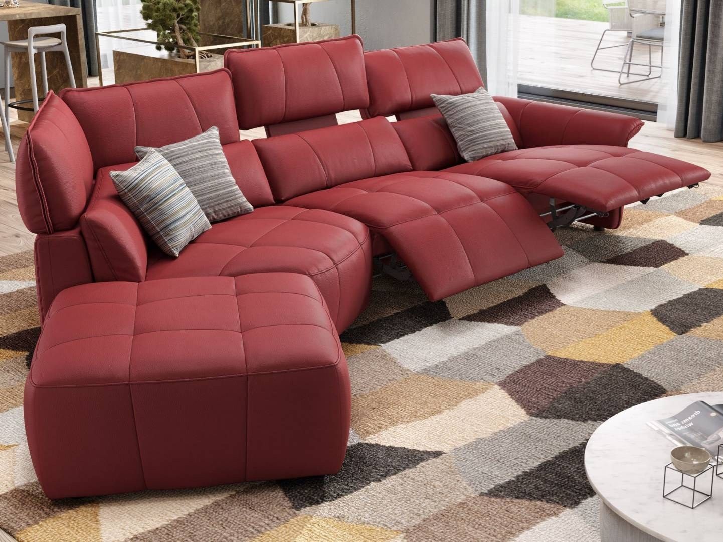 Кожаный угловой диван Sofanella Adria ARCH-00024311 - Вид №5