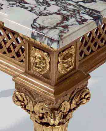 Прямоугольный журнальный столик из дуба с мраморной столешницей OAK Галерея ARCH-00044032 - Вид №2