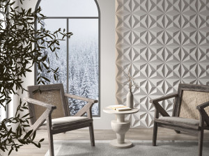 Трехмерное гипсовое покрытие