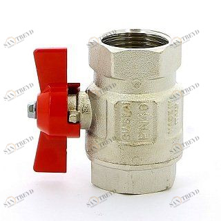 Кран шаровый ITAP 1"1/4 ВВ бабочка IDEAL 092114