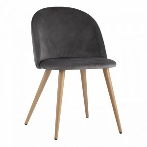 Стул с мягкой обивкой серый "Лион" STOOL GROUP ДИЗАЙНЕРСКИЕ 00-3881984 Серый