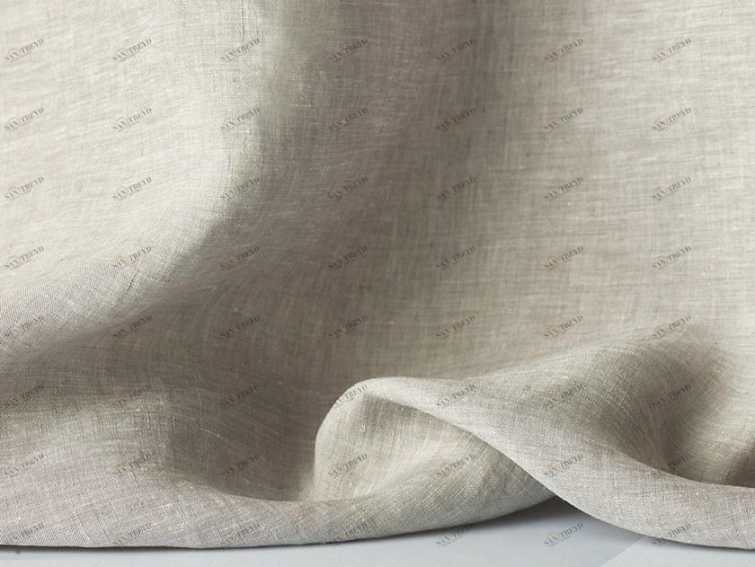 Dedar Однотонная льняная ткань для штор  T19008 