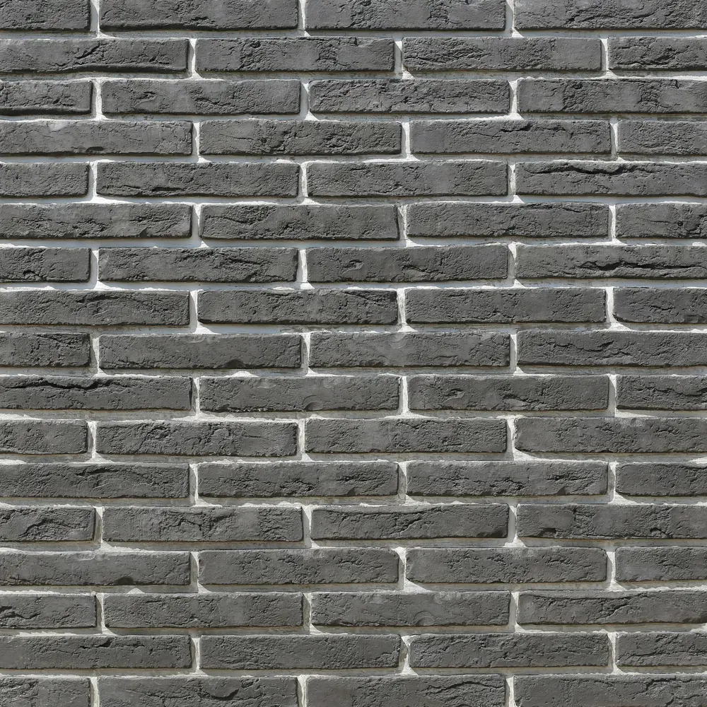 Камень искусственный Остия Брик угольно-черный 0.37 м² Santreyd STLM-2077172