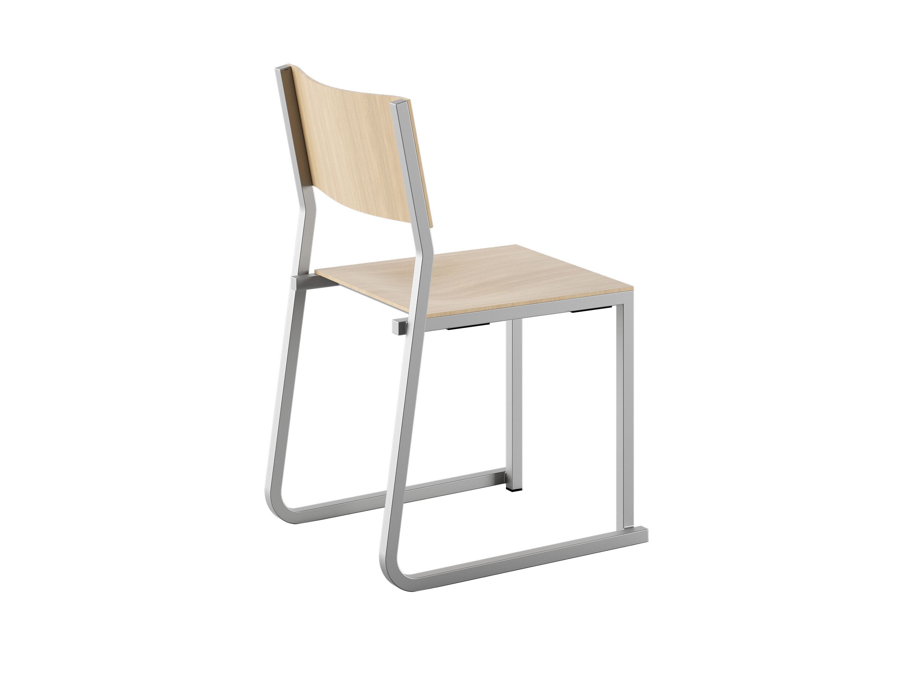 Штабелируемый стул из алюминия и дерева Infiniti GT01 ARCH-00129040 - Вид №1