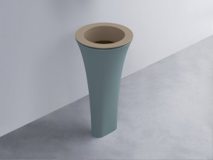 AMLA45-AN+AMPILT-CA+AMCOLT-PL Раковина Amedeo Tondo отдельностоящая cielo Enjoy + Amedeo