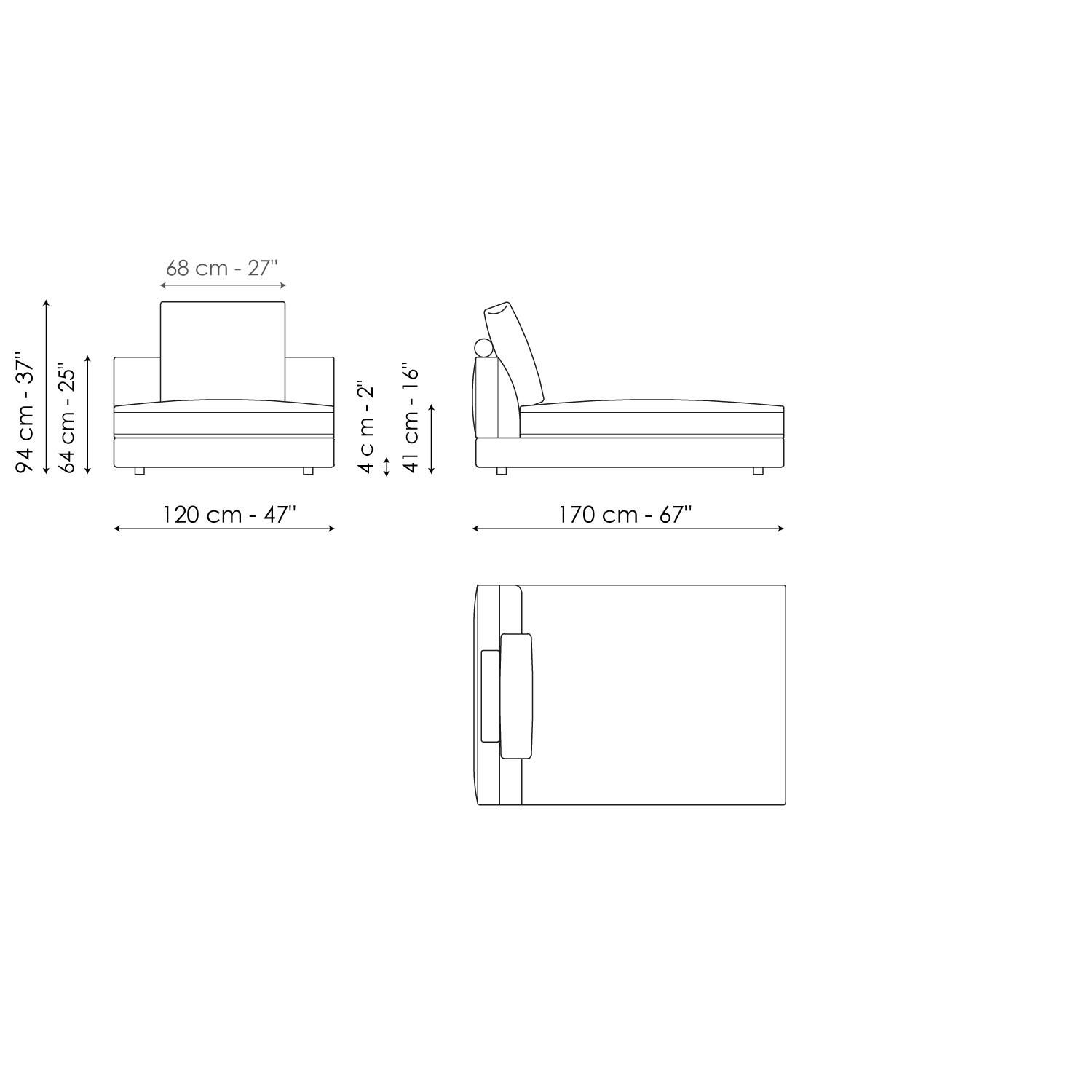 Ткань диван BONALDO LIAM ARCH-00067700 - Вид №31