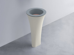 AMLA45-BR+AMPILT-CP+AMCOLT-TL Раковина Amedeo Tondo отдельностоящая cielo Enjoy + Amedeo