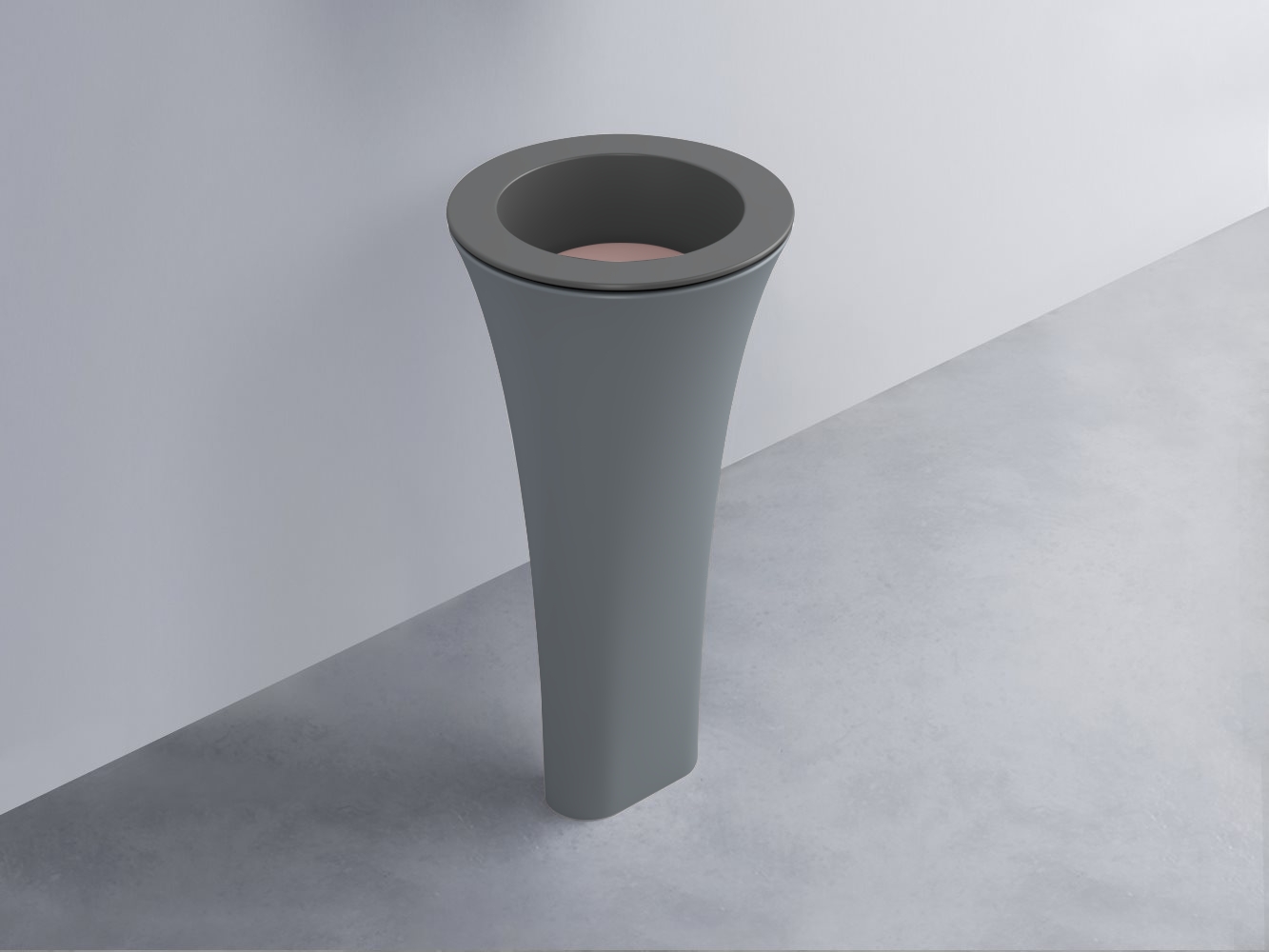 AMLA45-CM+AMPILT-CP+AMCOLT-BR Раковина Amedeo Tondo отдельностоящая cielo Enjoy + Amedeo Ceramica Cielo