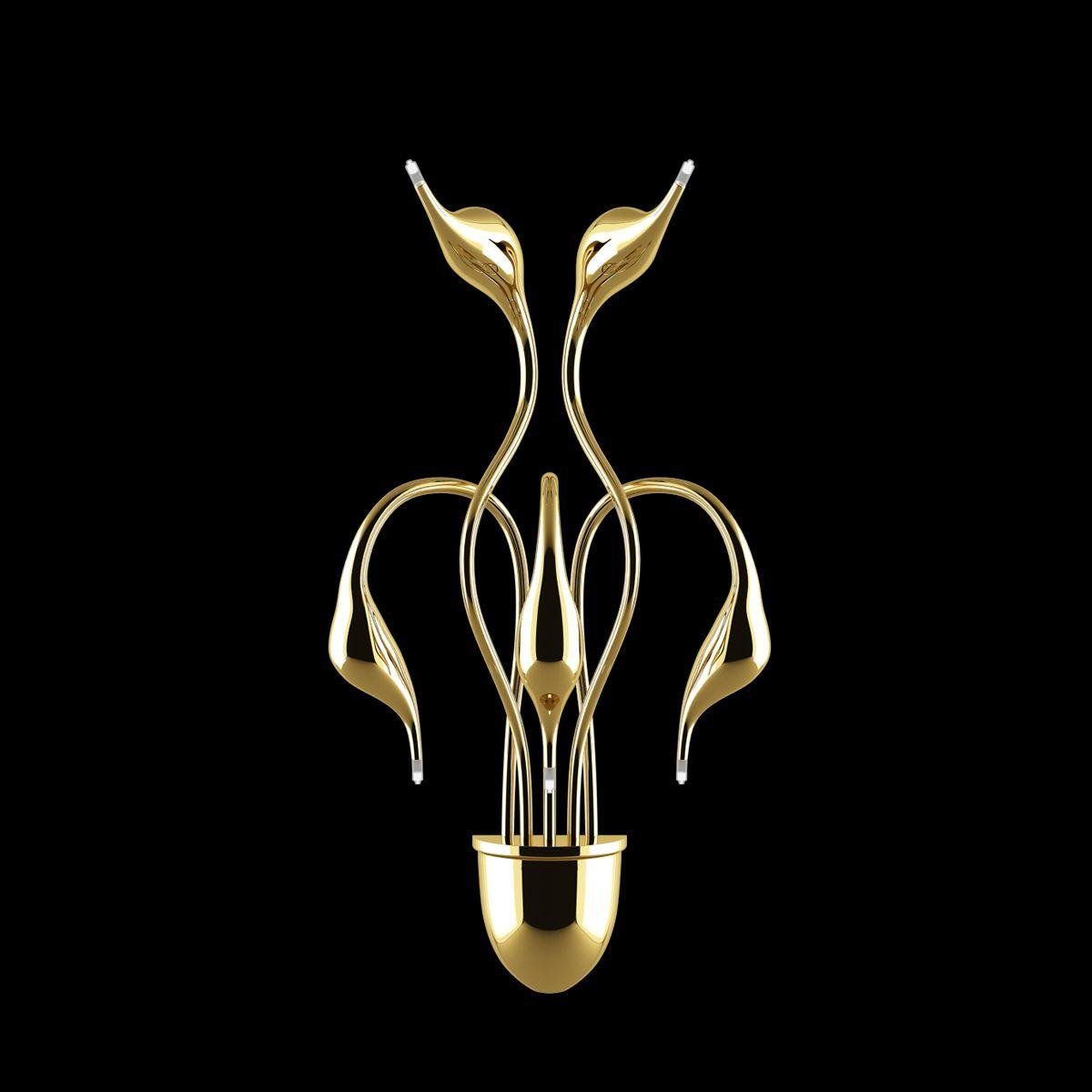 Бра Lightstar Cigno Collo 751652 LIGHTSTAR ОРИГИНАЛЬНЫЕ, ФЛОРИСТИКА 079283 Золото  - Вид №2