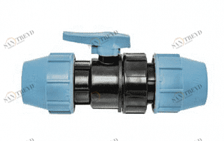 Кран шаровый 20x20 для труб ПНД UNIDELTA 1070020000001