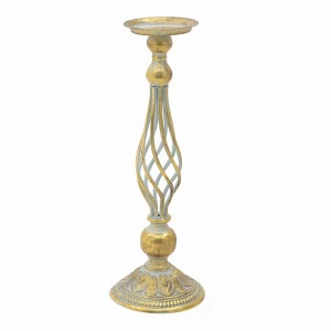 Подсвечник металлический 52 см золотой Voyage of Wonders TO4ROOMS VOYAGE OF WONDERS 00-3893853 Золото