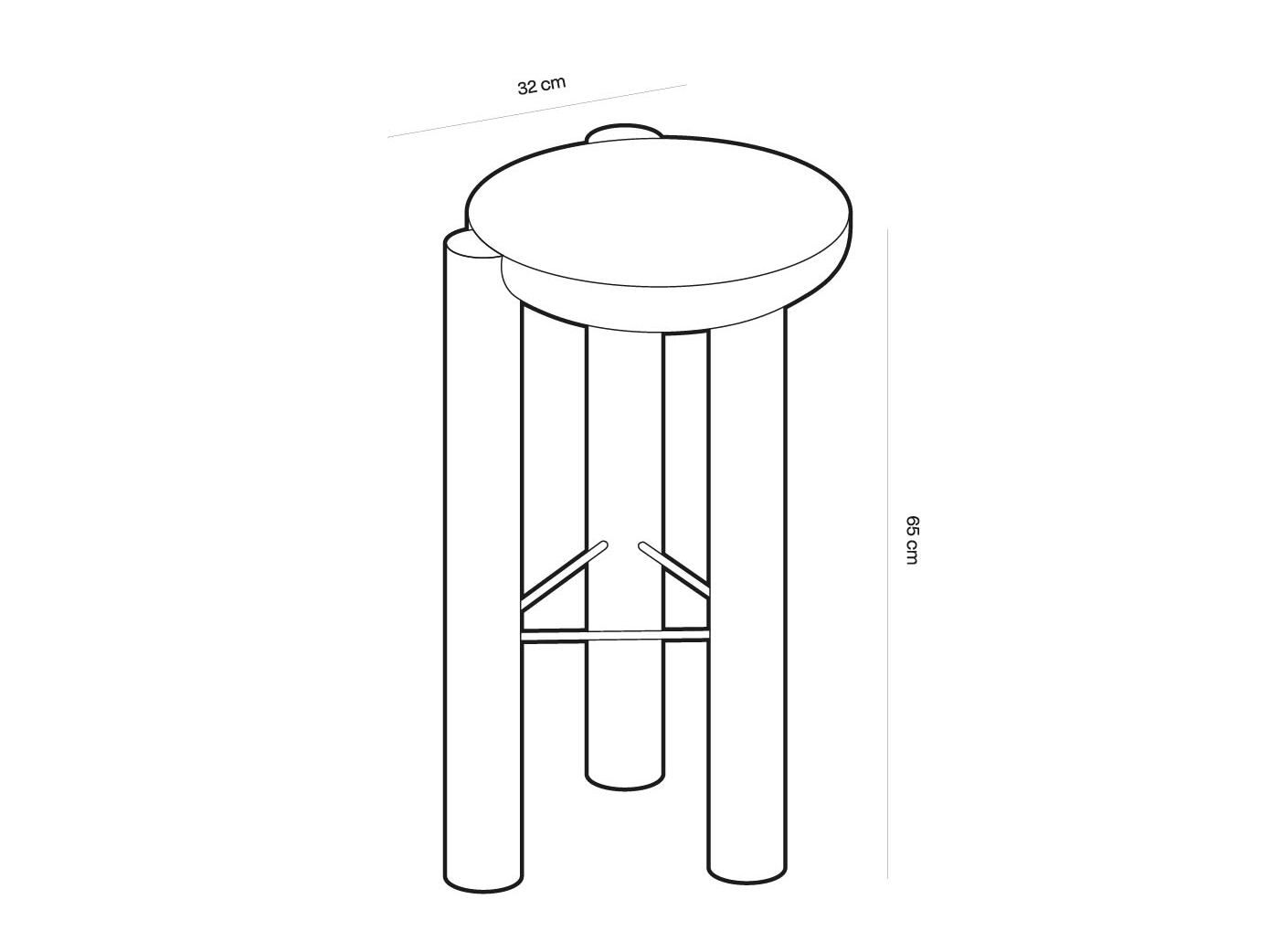 Барный стул из массива дерева YET. Design Studio PILLAR ARCH-00015692 - Вид №6