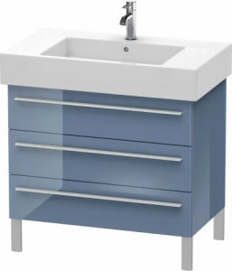 XL655304747 X-Large Тумбочка напольная Каменно-синий глянцевый лак