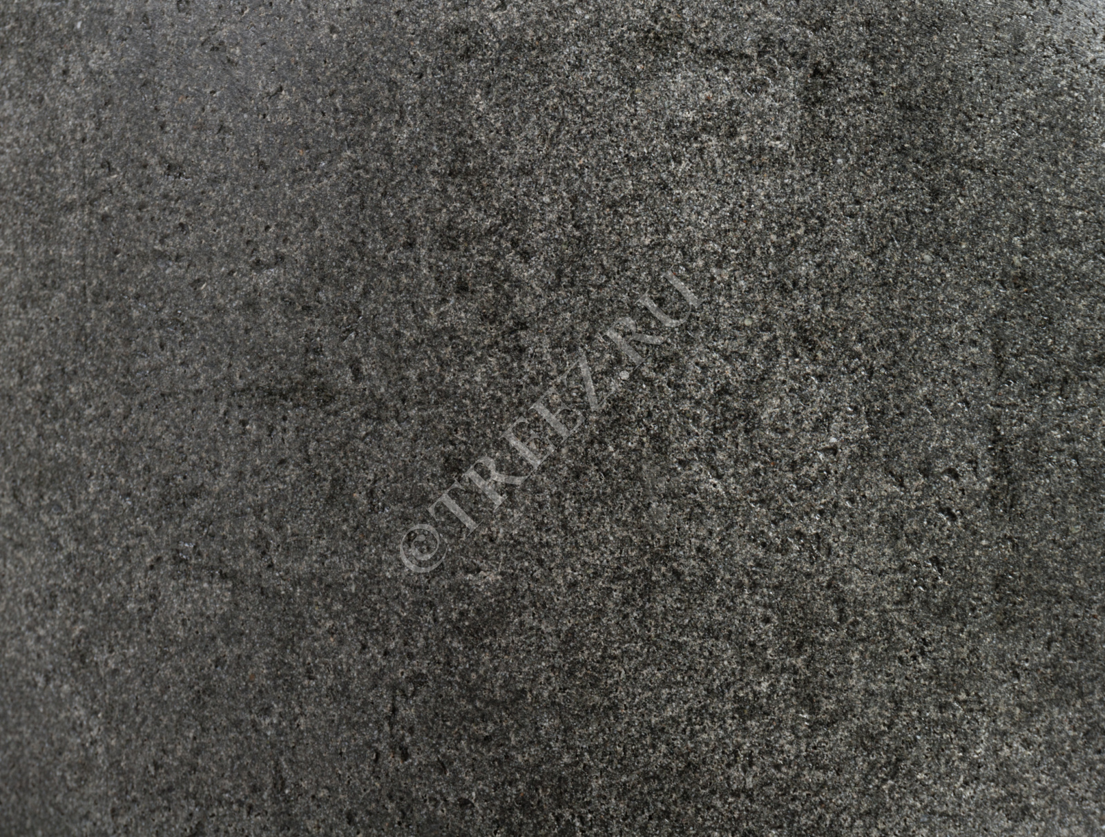 41.3319-01-025-GR-40 Кашпо  Effectory - серия Stone - Большая полусфера - Тёмно-серый камень Цветочная коллекция  - Вид №1