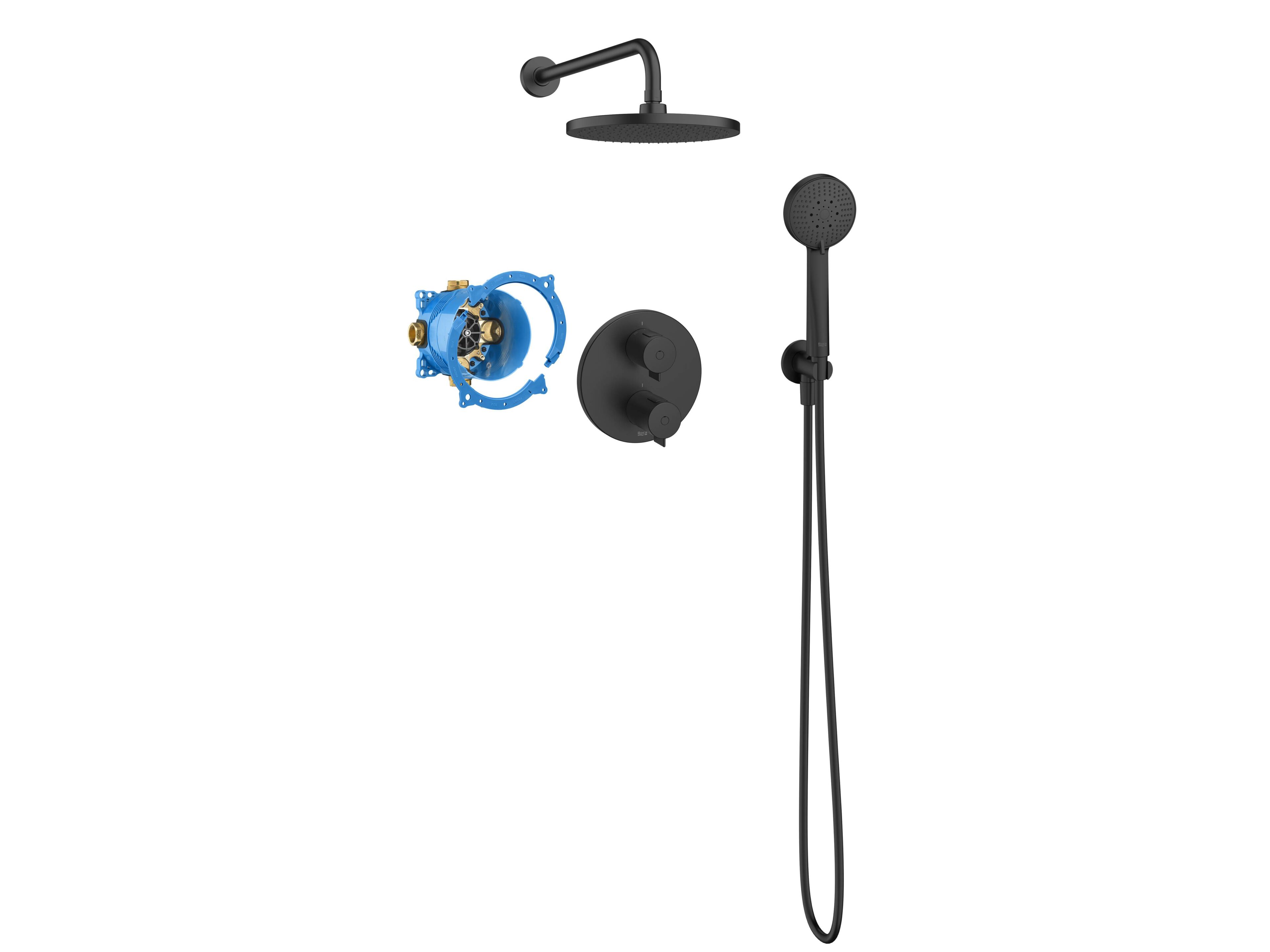 Встраиваемый термостатический набор для душа с душем Roca T-500 ARCH-00103810