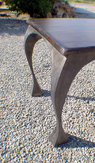 ICI ET LÀ Дизайнерский прямоугольный стол из стали Handmade metal furniture by ici et là Stbr01 - Вид №2