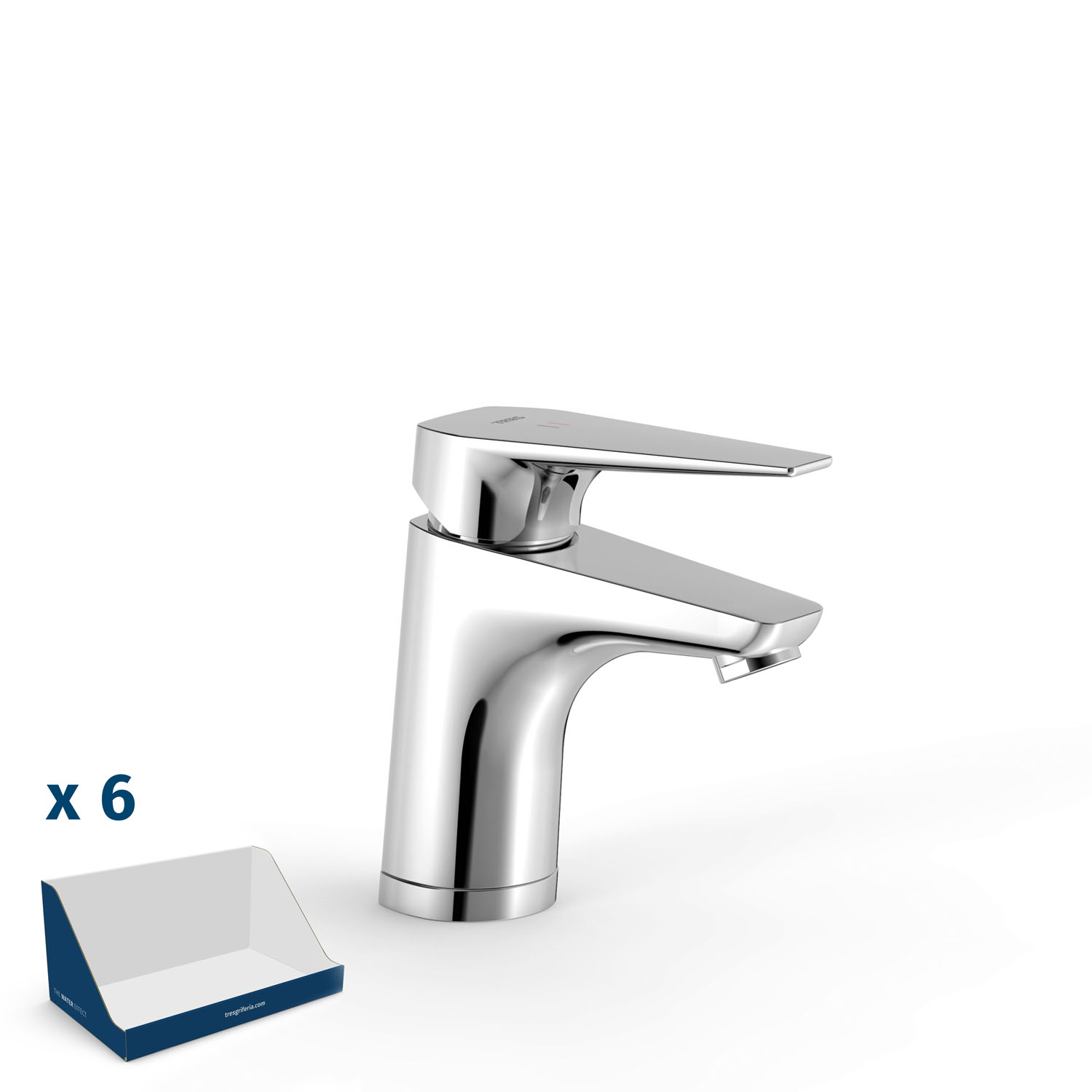 Смеситель для умывальника CANIGÓ PLUS с одной ручкой -21810301BX TRES Canigo