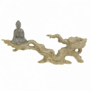 Статуэтка декоративная 35 см серая To4rooms TO4ROOMS РАСТЕНИЯ 00-3893610 Бежевый;серый