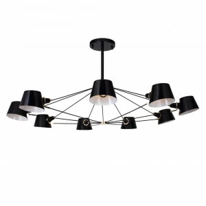 Подвесная люстра Freya Abigail FR5038-CL-09-B черная FREYA ДИЗАЙНЕРСКИЕ, ABIGAIL BLACK 188408 Черный